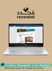 Renewed - Pavilion x360 Flagship (2019) Business Laptop With 14-Inch Touchscreen Display, Intel Core i5 Processor/8th Gen/16GB RAM/1TB SSD/Intel UHD Graphics With English/Arabic Keyboard Silver