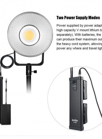 VL300 5600K LED Video Light Kit Black/White