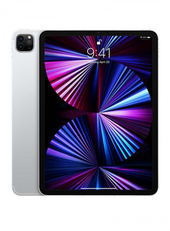 iPad Pro 2021 (3rd Generation) 11-Inch, M1 Chip, 128GB Wi-Fi Silver with Facetime - Middle East Version