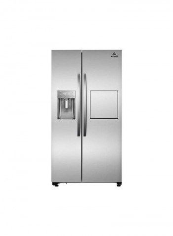 Side By Side Refrigerator With Ice maker And Water Dispenser 680L 585 l 437000 W EVRFH-S532HSS Silver