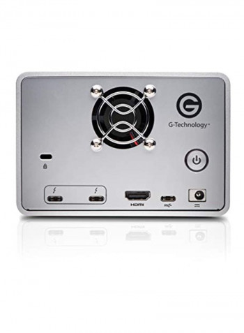 Thunderbolt3 Dual Drive Storage System 8TB Silver