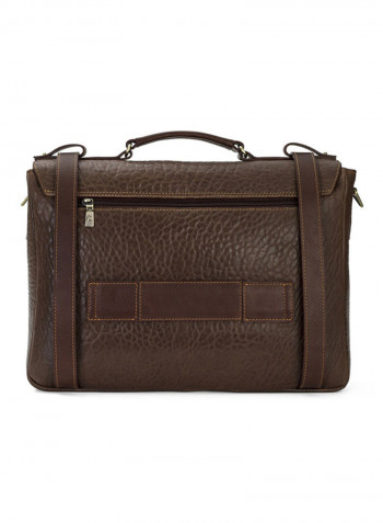 Insignia Business Briefcase Bag Brown/Orange