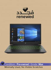 Renewed - Pavilion Gaming 15-cx0042ne Laptop With 15.6-Inch Display, Intel Core i5 Processor/8GB RAM/1TB SSD/4GB Nvidia GeForce GTX 1050 Graphics With English/Arabic Keyboard Black