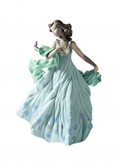 Serenade Figurine Green/Beige/Brown 6.7x8.3x12.6inch