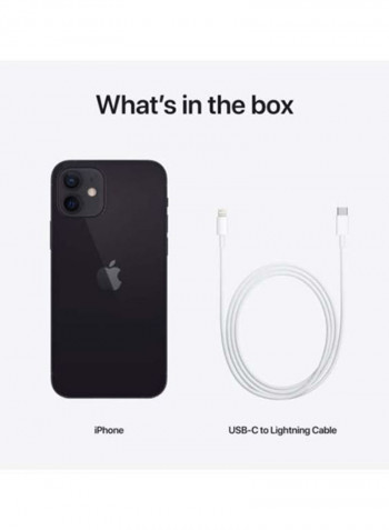 iPhone 12  With Facetime 128GB Black 5G - Middle East Version