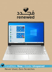 Renewed - 15-dy1079ms Laptop With 15.6-Inch Touchscreen Display, Intel Core i7 Processor/10th Gen/12GB RAM/256GB SSD/Intel HD Graphics With English/Arabic Keyboard Natural silver