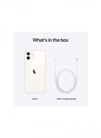 iPhone 12  With Facetime  128GB White 5G - Middle East Version