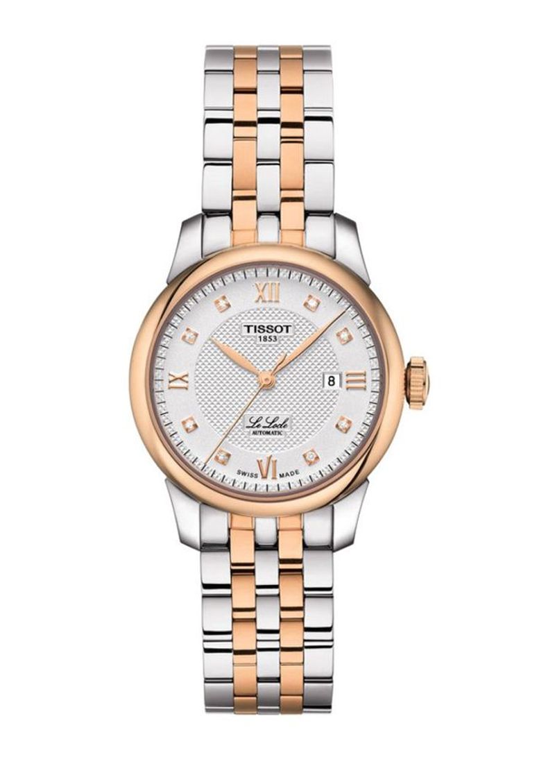 Women's Stainless Steel T-Classic Le Locle Automatic Analog Watch T006.207.22.036.00