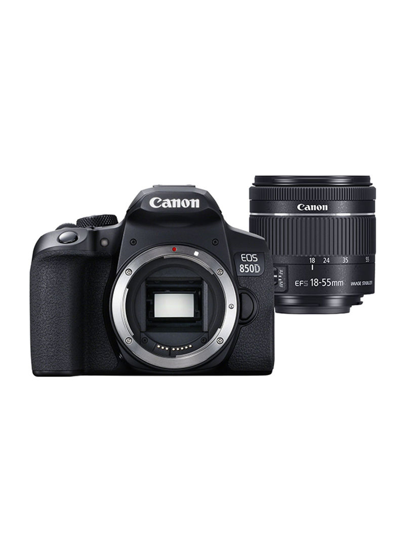 EOS 850D DSLR With EF-S 18-55mm f/4-5.6 IS STM Lens 24.1 MP 4K Built-In Wi-Fi And Bluetooth