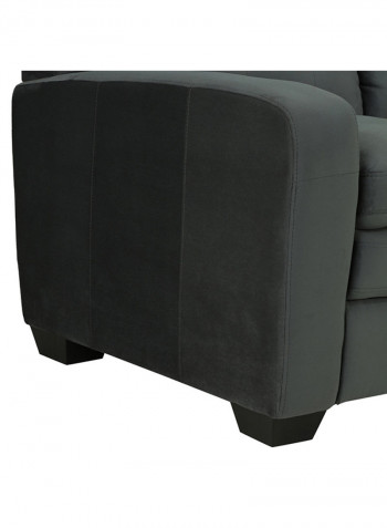 Apollo 6-Seater Corner Sofa Black
