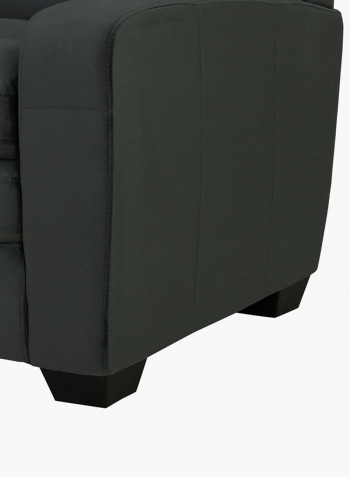 Apollo 6-Seater Corner Sofa Black