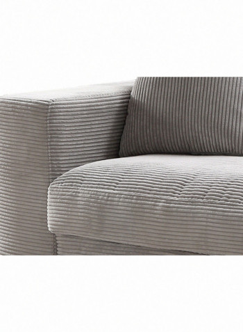 Austin 4-Seater Sofa Grey 267 x 100 x 62centimeter