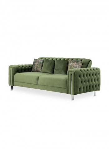 Floransa 3-Seater Sofa Green 230 x 98 x 85cm