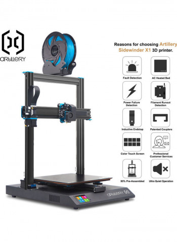 High Precision 3D Printer Black/Blue