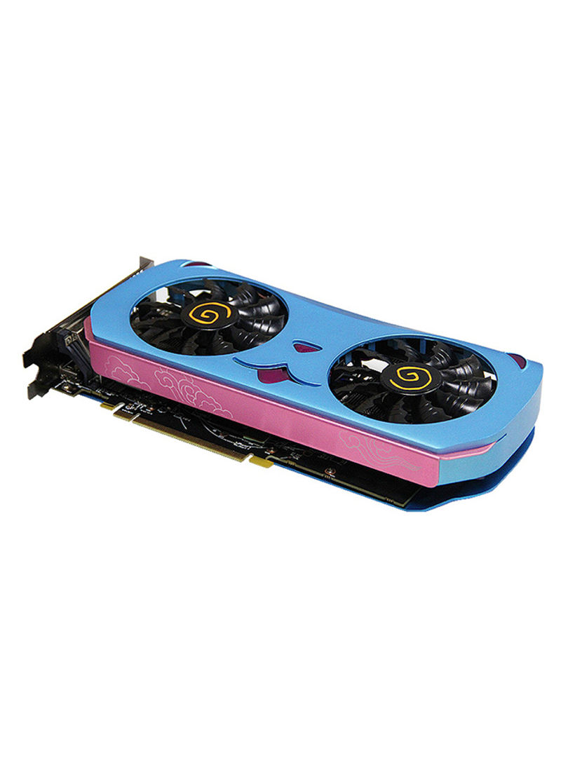 RX580 2048SP MA Graphic Card 8GB Blue/Pink/Black