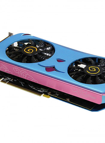 RX580 2048SP MA Graphic Card 8GB Blue/Pink/Black