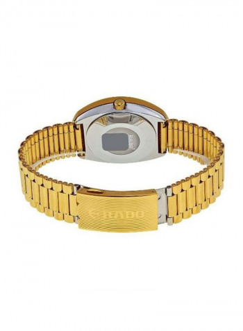 ساعة بعقارب وسوار معدني طراز R12413493 للرجال