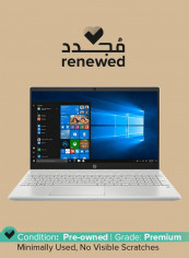 Renewed - Pavilion 15-DY 2020 Laptop With 15.6-Inch Touchscreen Display, Intel Core i5 Processor/10th Gen/16GB RAM/512GB SSD/Intel UHD Graphics With English/Arabic Keyboard Silver