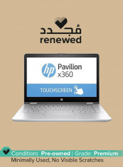 Renewed - Pavilion X360 14-dh1036ne Laptop With 14-Inch Multitouch Display, Intel Core i5 Processor/10th Gen/8GB RAM/256GB SSD/2GB Nvidia GeForce MX130 Series Graphics Silver