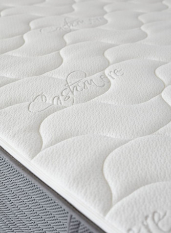 Dreamzone Rectangle Shape Mattress White/Blue/Brown 160 x 200centimeter