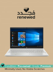 Renewed - HP Pavilion 15-cs3153cl With 15-Inch Touchscreen Display Laptop, Intel Core i5 Processor, 10th GEN/12GB RAM/512GB SSD/Backlit keyboard Iris Plus Graphics SILVER