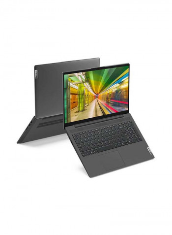 Ideapad 5 Laptop With 14-Inch Display, Ryzen 7-5700U Processer/16GB RAM/512GB SSD/AMD Radeon VEGA 8 Graphics With ENG-AR Keyboard Middle-East Version Grey