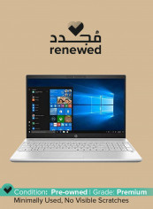 Renewed - Pavilion 15-CS Laptop With 15.6-Inch Touchscreen Display, Intel Core i5 Processor/12GB RAM/1TB SDD/Intel UHD Graphics With English/Arabic Keyboard Silver
