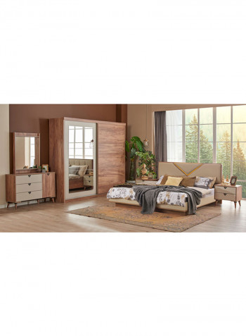 5-Piece Santiago King Bedroom Set Brown