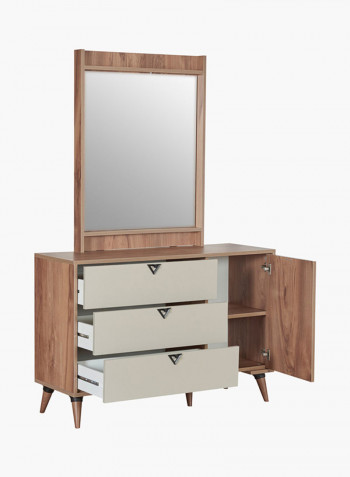5-Piece Santiago King Bedroom Set Brown