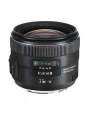 EF 35mm f/2 IS USM AF Wide Angle Lens For Canon Black