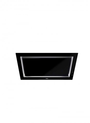 Dlv 98660 Tos Vertical Decorative Hood With Fresh Air Function In 90Cm 112930029 Black Glass