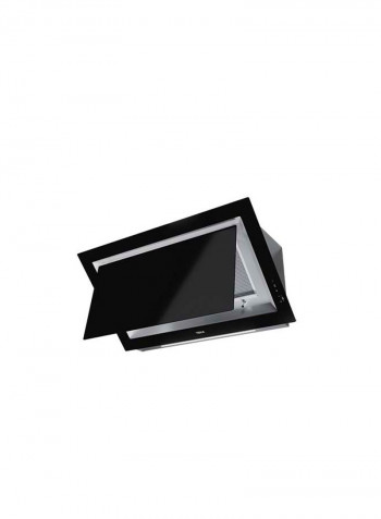 Dlv 98660 Tos Vertical Decorative Hood With Fresh Air Function In 90Cm 112930029 Black Glass