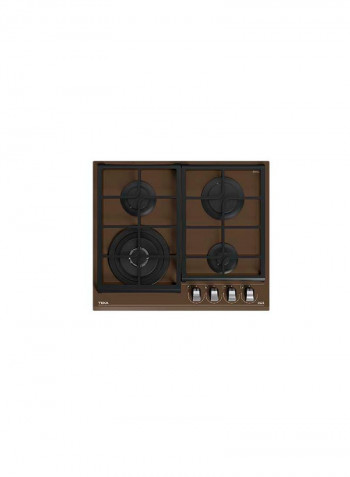 Gzc 64320 Gas On Glass Hob With Exactflame Function In 60 Cm Of Butane Gas 112570142 Brown