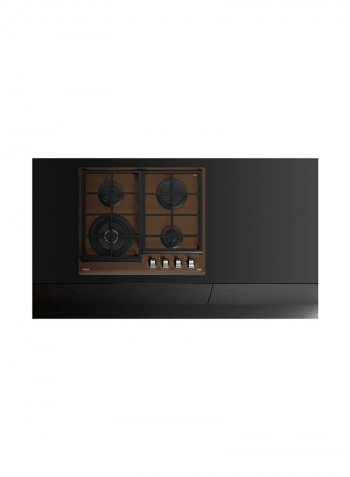 Gzc 64320 Gas On Glass Hob With Exactflame Function In 60 Cm Of Butane Gas 112570142 Brown