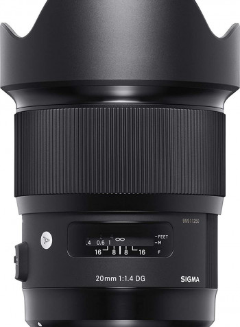 20mm f/1.4 DG HSM Lens For Nikon 20 millimeter Black