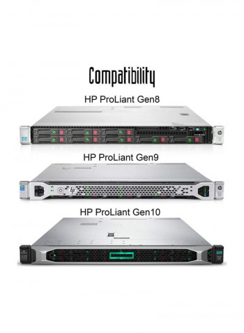 Internal Hard Disk Drive For ProLiant Gen 8/Gen 9/Gen 10 Server 400غيغابايت فضي / أسود / أبيض