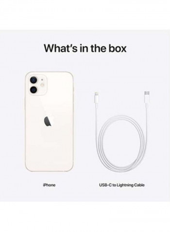 iPhone 12 With Facetime 128GB White 5G - International Specs