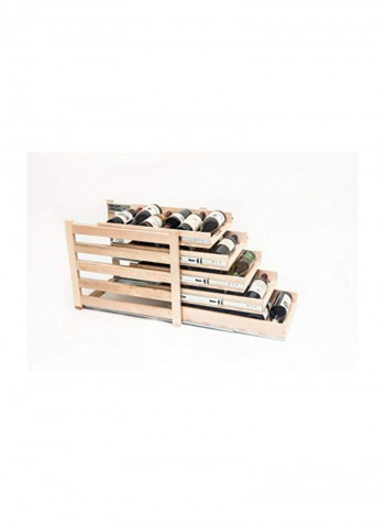 Wooden Sliding Beverage Rack Maple 22.25x16.12x18.25inch
