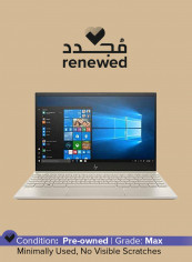 Renewed - Envy 13-ah0000ne Laptop With 13.3-Inch Display, Intel Core i5 Processor/8GB RAM/256GB SSD/Window 10 With English/Arabic Keyboard Gold