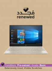 Renewed - Envy 13-ah0000ne Laptop With 13.3-Inch Display, Intel Core i5 Processor/8GB RAM/256GB SSD/Window 10 With English/Arabic Keyboard Gold
