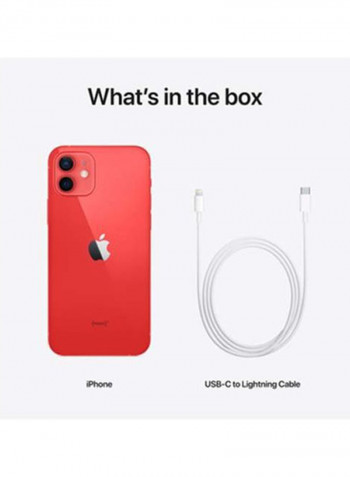 iPhone 12 With Facetime  128GB (Product) Red 5G - Middle East Version