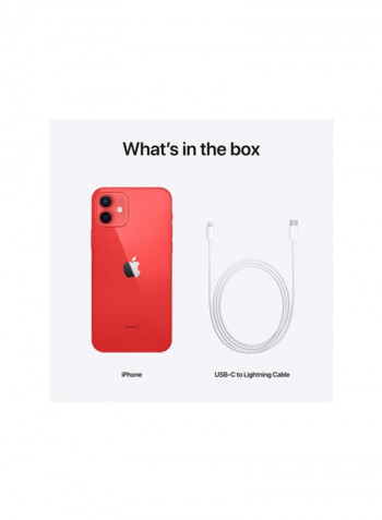 iPhone 12 With Facetime  128GB (Product) Red 5G - Middle East Version