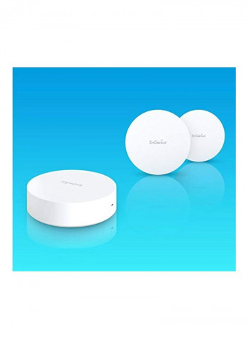 3-Piece Concurrent Dual-Band Compact Size Wireless Access Point White