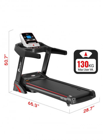 AC Motorized Treadmill With Semi-Auto Lubricating 130kg