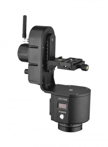 Pack Of 8 Remote Control Electric Pan Tilt Head Kit 28x21.7x10.4centimeter Black