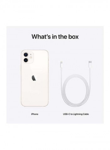 iPhone 12 With Facetime  64GB White 5G - Middle East Version