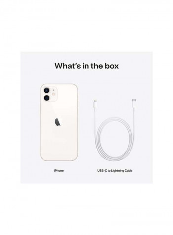 iPhone 12 With Facetime  64GB White 5G - Middle East Version