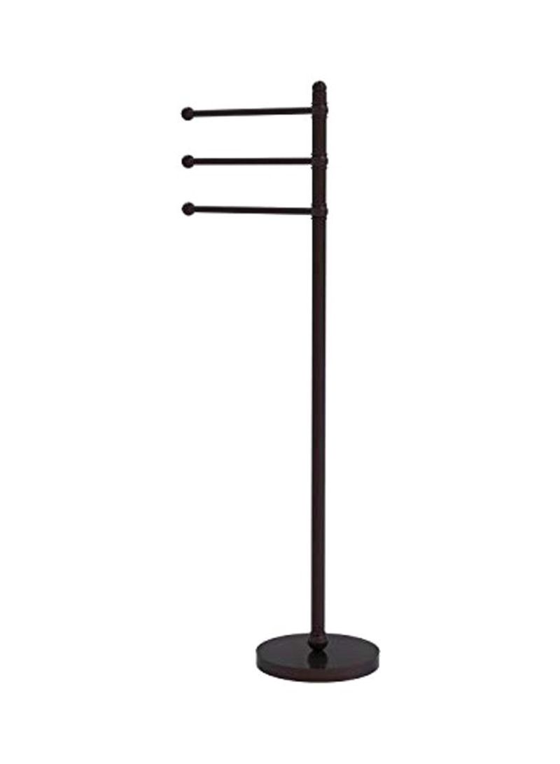 Pivoting Arms Towel Stand Bronze