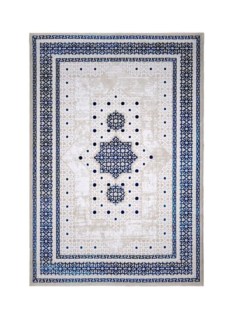 Trend Collection Carpet Modern Contemporary Area Rug Beige/Blue 300x400centimeter
