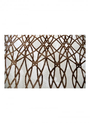 Trend Collection Carpet Modern Contemporary Area Rug Beige/Brown 300x400centimeter
